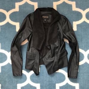 Faux leather jacket